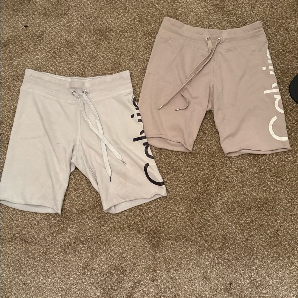 Calvin Klein Women’s Bike Shorts Bundle | White & Tan | Casual / Lounge